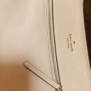 Kate Spade pebbled leather blush pink leather crossbody shoulder bag purse